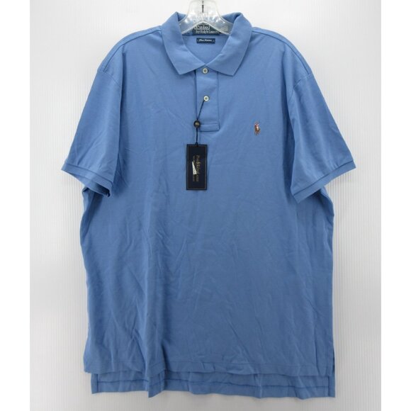 Ralph Lauren Polo Shirt XL Pullover Pima Interlock Flesh Pony Logo NEW - Picture 1 of 11